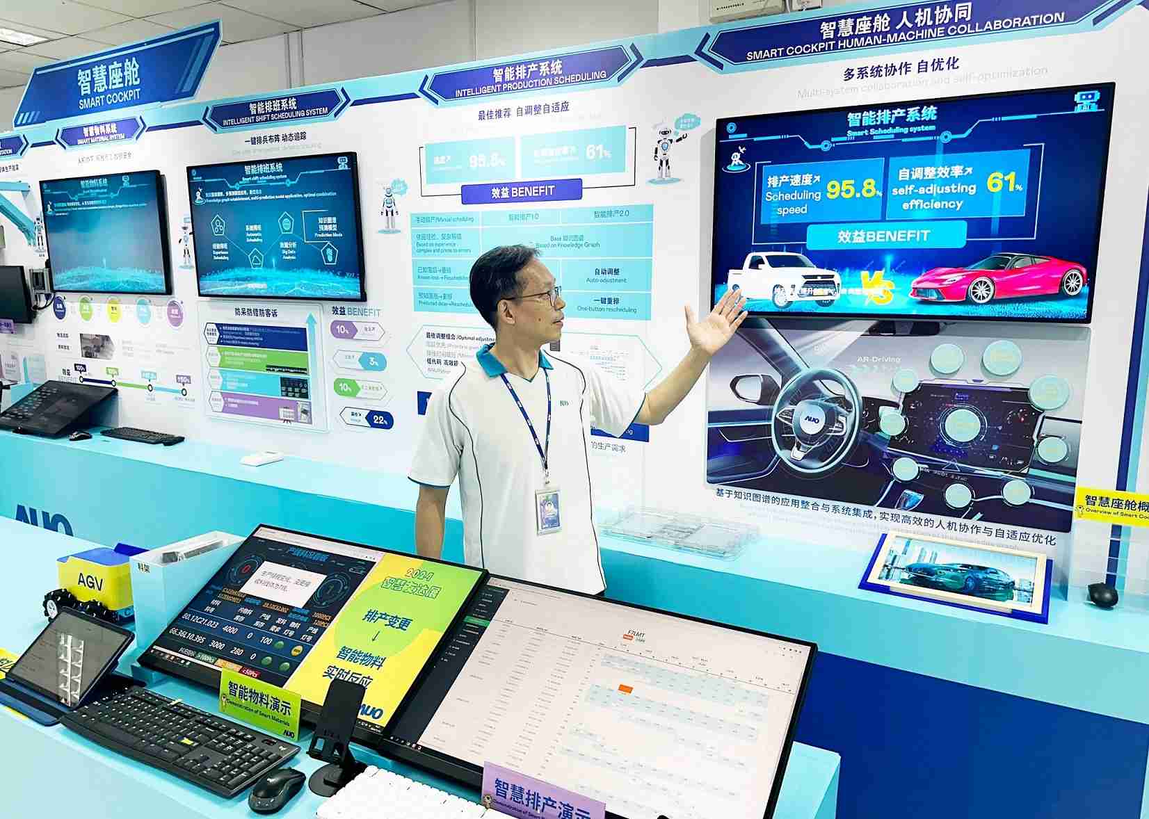 人生就是博厦门将5G+ABC技术串联生产管理全流程，，，，打通研发、、采购、、、生管、、制程、、、、设备、、质量等产品全生命周期制造流程，，完成数字化设计、、智慧供应链、、智能座舱、、全流程设备管理、、、、数据驱动优化、、、、智慧在线检测、、、、智慧品管等自适应生产模式升级