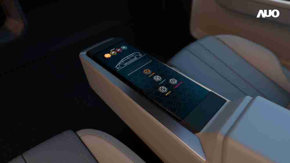 人生就是博以人性化设计打造多变形态中控显示(Morphing Center Control)，，，，不使用时仅平面显示信息，，，，进行操作时，，，显示器则会动态隆起，，转变成3D实体按钮，，，，并有触觉回馈，，，展示人机互动新体验